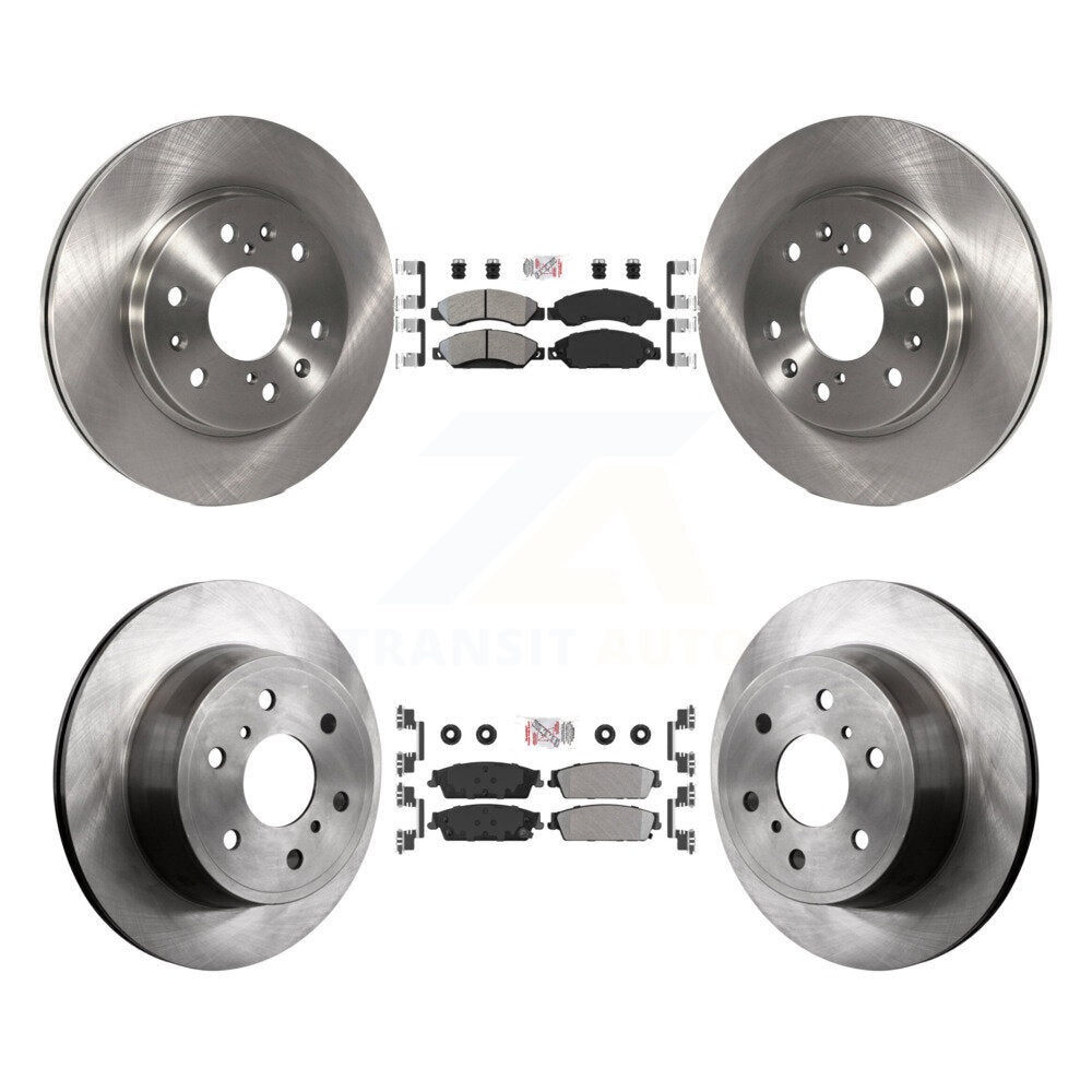 Front Rear Semi-Metallic Pad & Brake Rotor Kit For Chevrolet Avalanche Cadillac GMC Tahoe K8A-101911