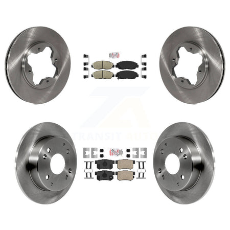 Front Rear Ceramic Pads And Disc Brake Rotors Kit For Honda Accord Acura CL K8A-101973