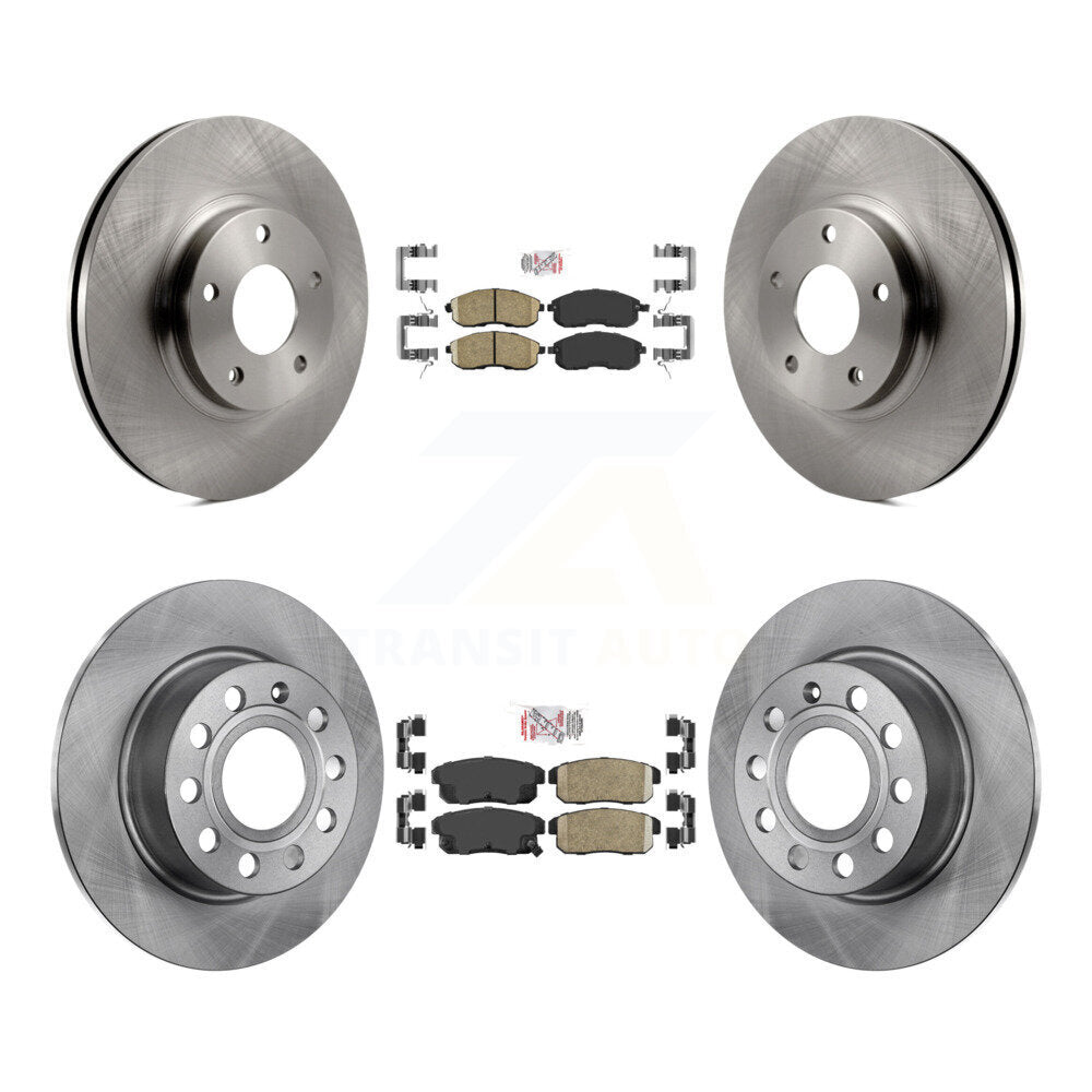 Front Rear Ceramic Pads And Disc Brake Rotors Kit For 2002-2003 Nissan Maxima K8A-101991