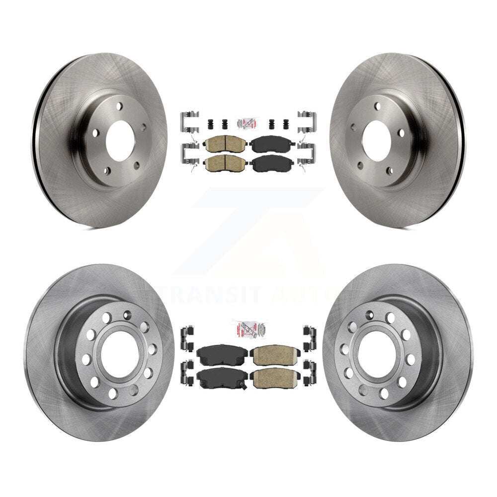 Front Rear Ceramic Pads And Disc Brake Rotors Kit For 2002-2003 Nissan Maxima K8A-101992