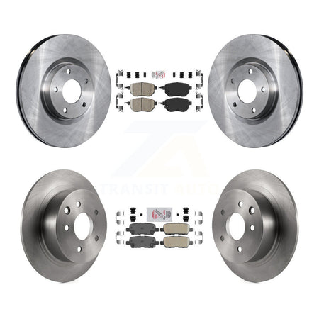 Front Rear Ceramic Pads And Disc Brake Rotors Kit For Nissan Altima Maxima K8A-101998