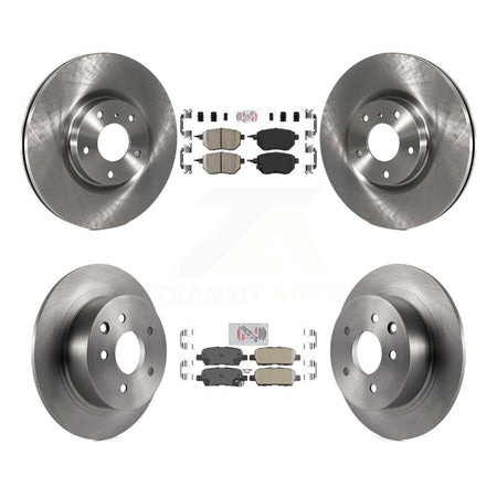 Front Rear Ceramic Pads And Disc Brake Rotors Kit For Nissan Altima Maxima K8A-102001