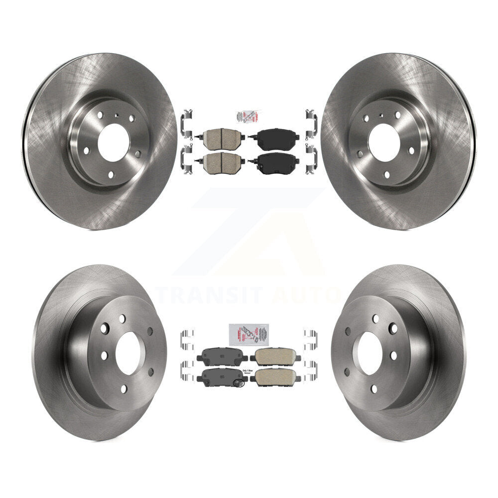 Front Rear Ceramic Pads And Disc Brake Rotors Kit For Nissan Altima Maxima K8A-102003