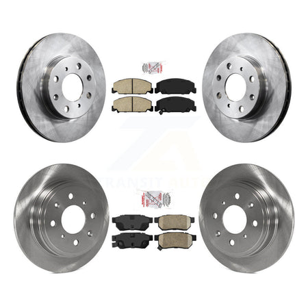 Front Rear Ceramic Pads And Disc Brake Rotors Kit For Honda Civic del Sol K8A-102012
