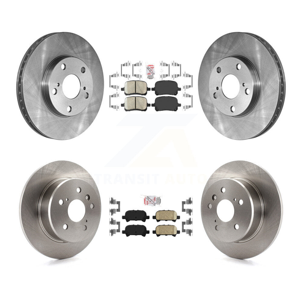 Front Rear Ceramic Pads And Disc Brake Rotors Kit For 2000-2004 Toyota Avalon K8A-102033
