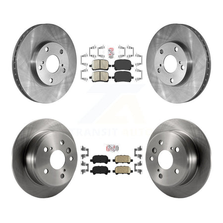 Front Rear Ceramic Pads And Disc Brake Rotors Kit For Toyota Camry Solara K8A-102052