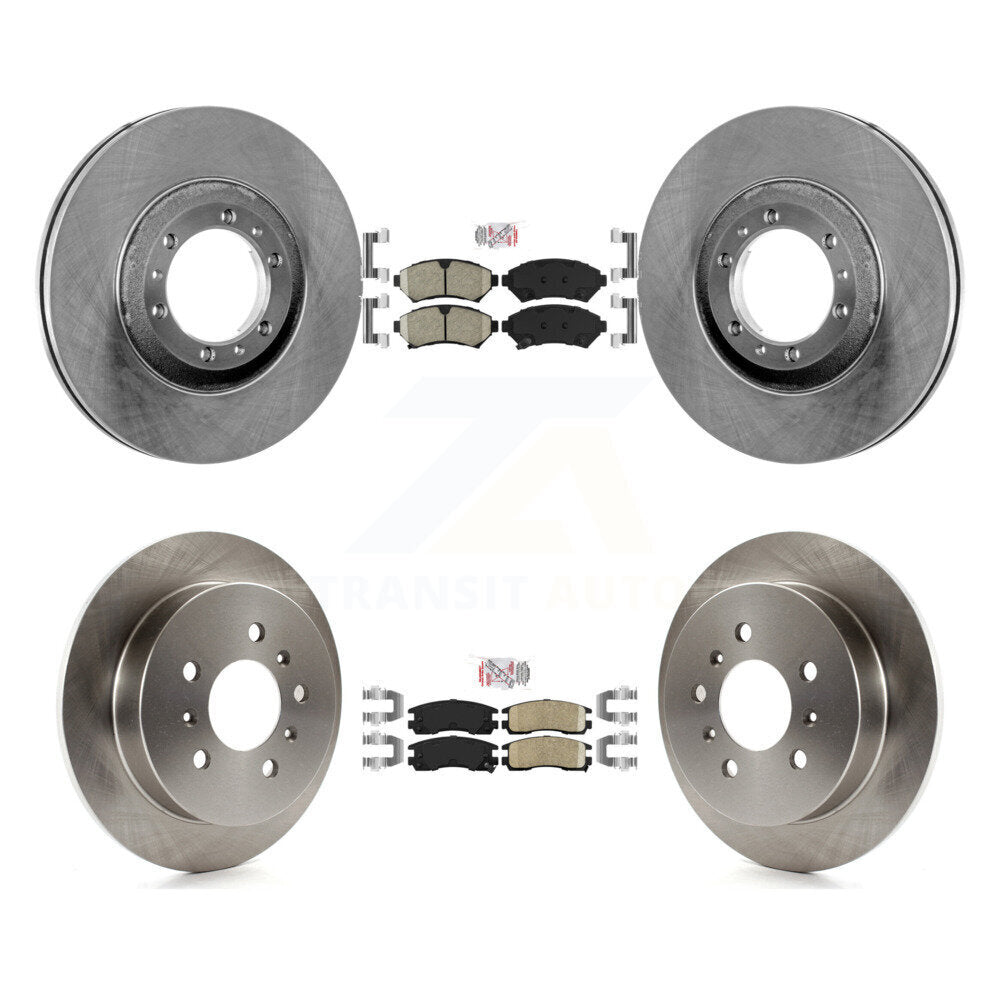 Front Rear Ceramic Pad Brake Rotors Kit For Buick Century Chevrolet Venture Pontiac Grand K8A-102053