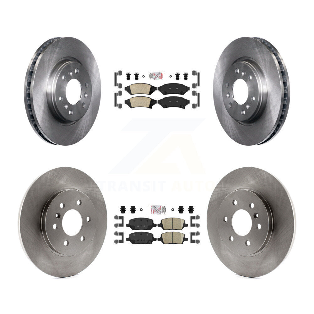 Front Rear Ceramic Pad Brake Rotor Kit For Pontiac Montana Chevrolet Uplander Buick Relay K8A-102107