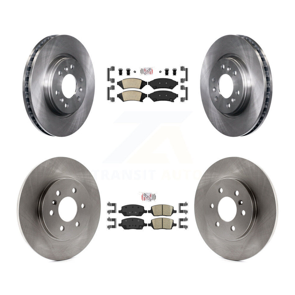 Front Rear Ceramic Pad Brake Rotor Kit For Pontiac Montana Chevrolet Uplander Buick Relay K8A-102108