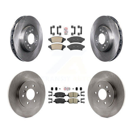 Front Rear Ceramic Pad Brake Rotor Kit For Pontiac Montana Chevrolet Uplander Buick Relay K8A-102111