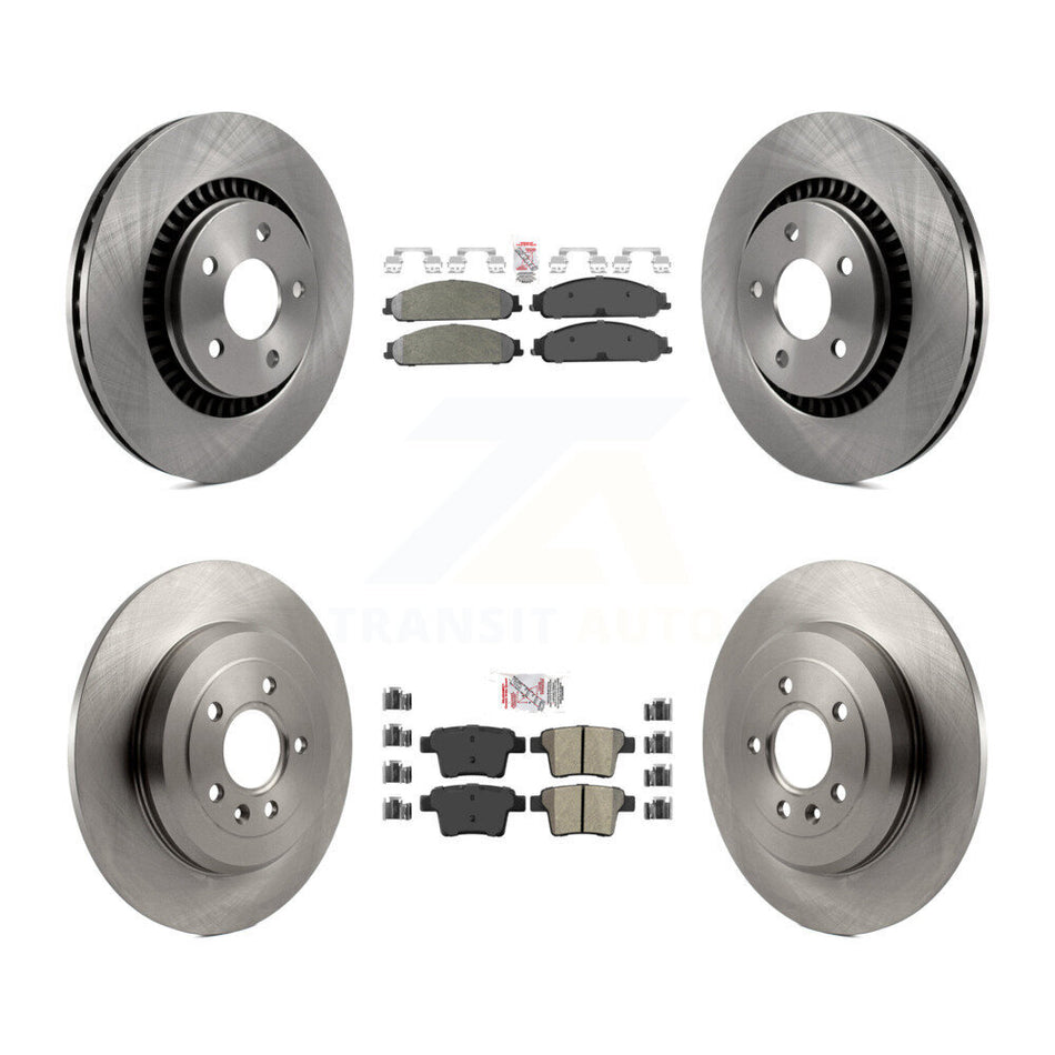 Front Rear Semi-Metallic Pad And Brake Rotor Kit For Ford Five Hundred Freestyle Taurus X K8A-102120