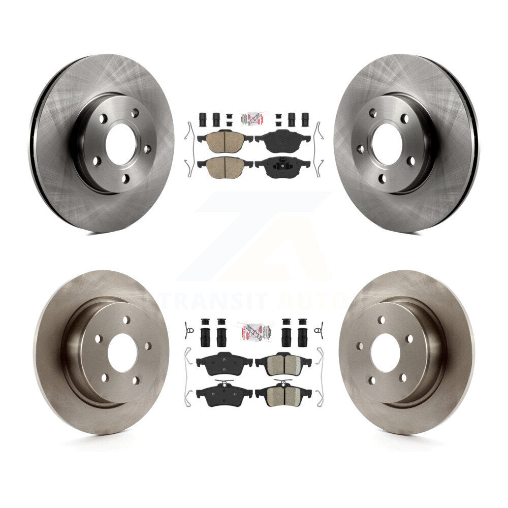 Front Rear Ceramic Pads And Disc Brake Rotors Kit For Ford C-Max K8A-102134