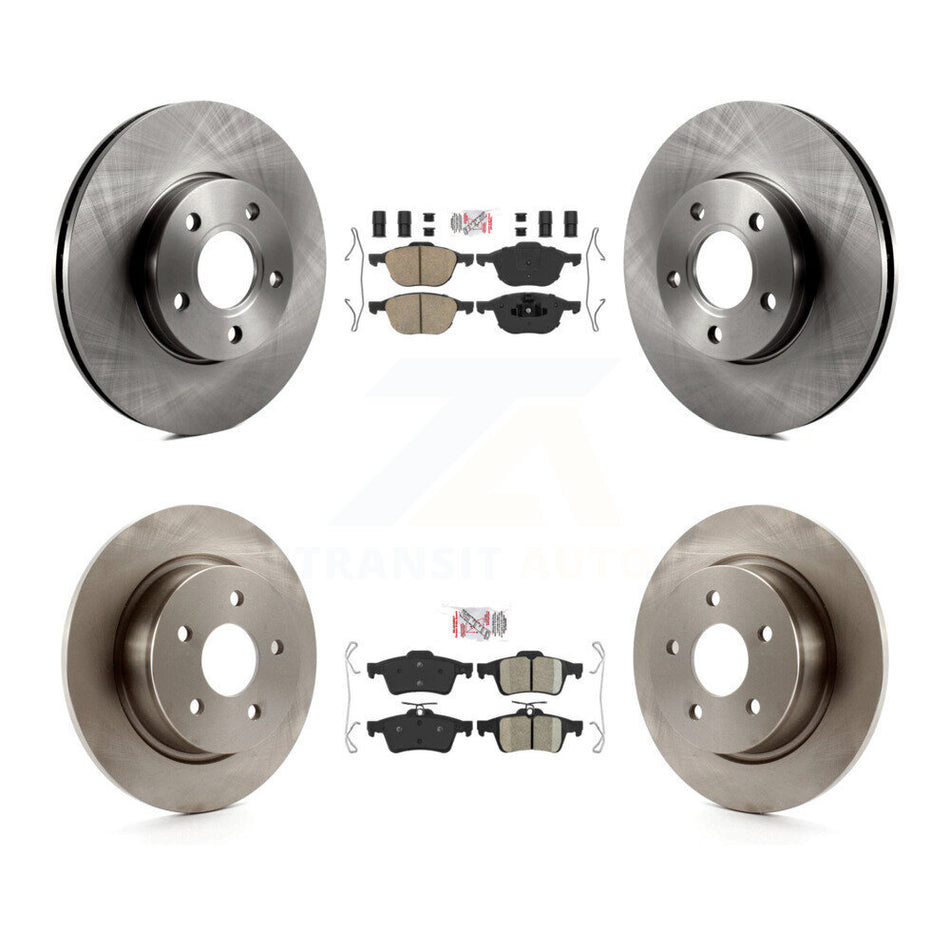 Front Rear Ceramic Pads And Disc Brake Rotors Kit For Ford C-Max K8A-102135