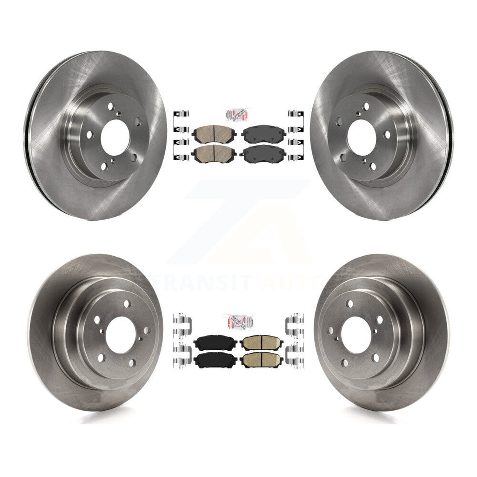 Front Rear Ceramic Pads And Disc Brake Rotors Kit For Subaru Impreza Saab 9-2X K8A-102220