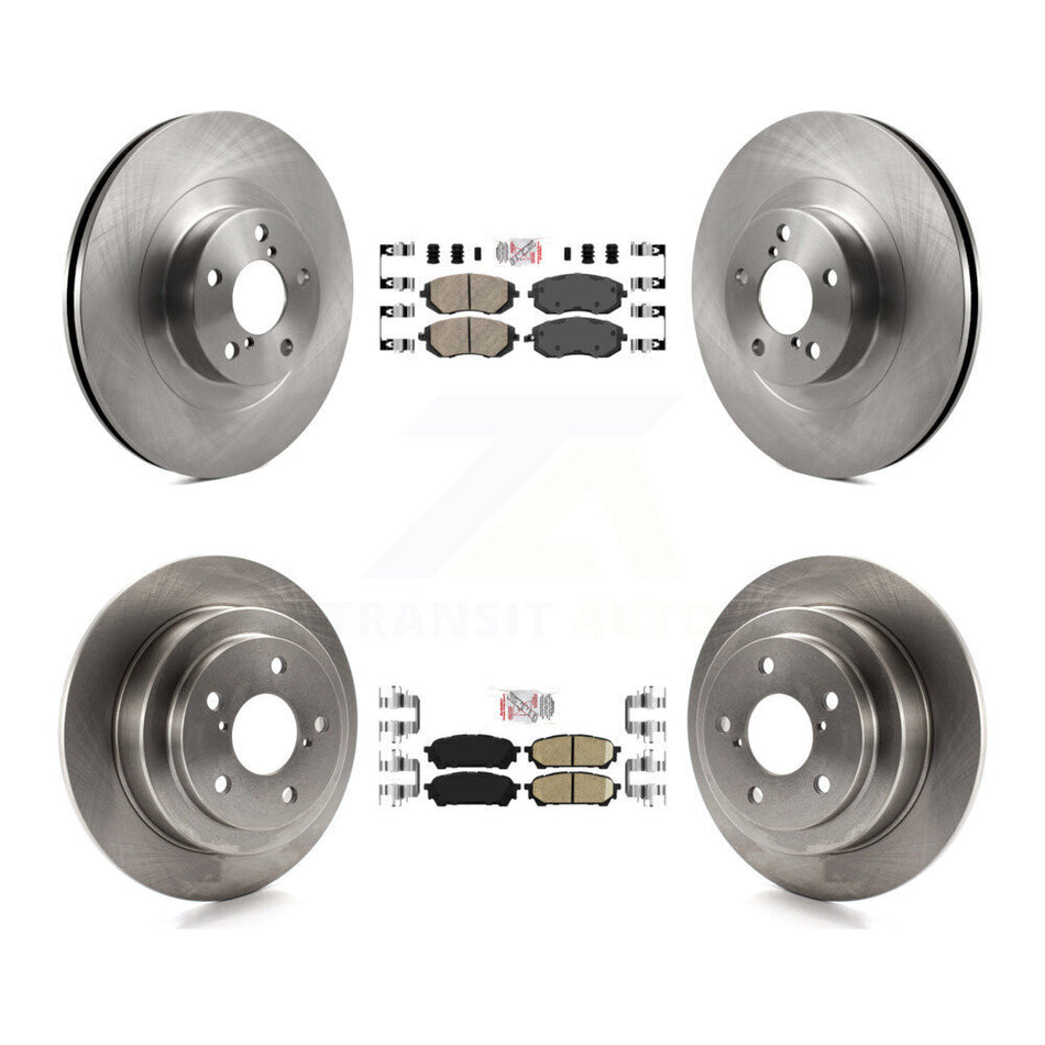 Front Rear Ceramic Pads And Disc Brake Rotors Kit For Subaru Forester Impreza Saab 9-2X K8A-102223