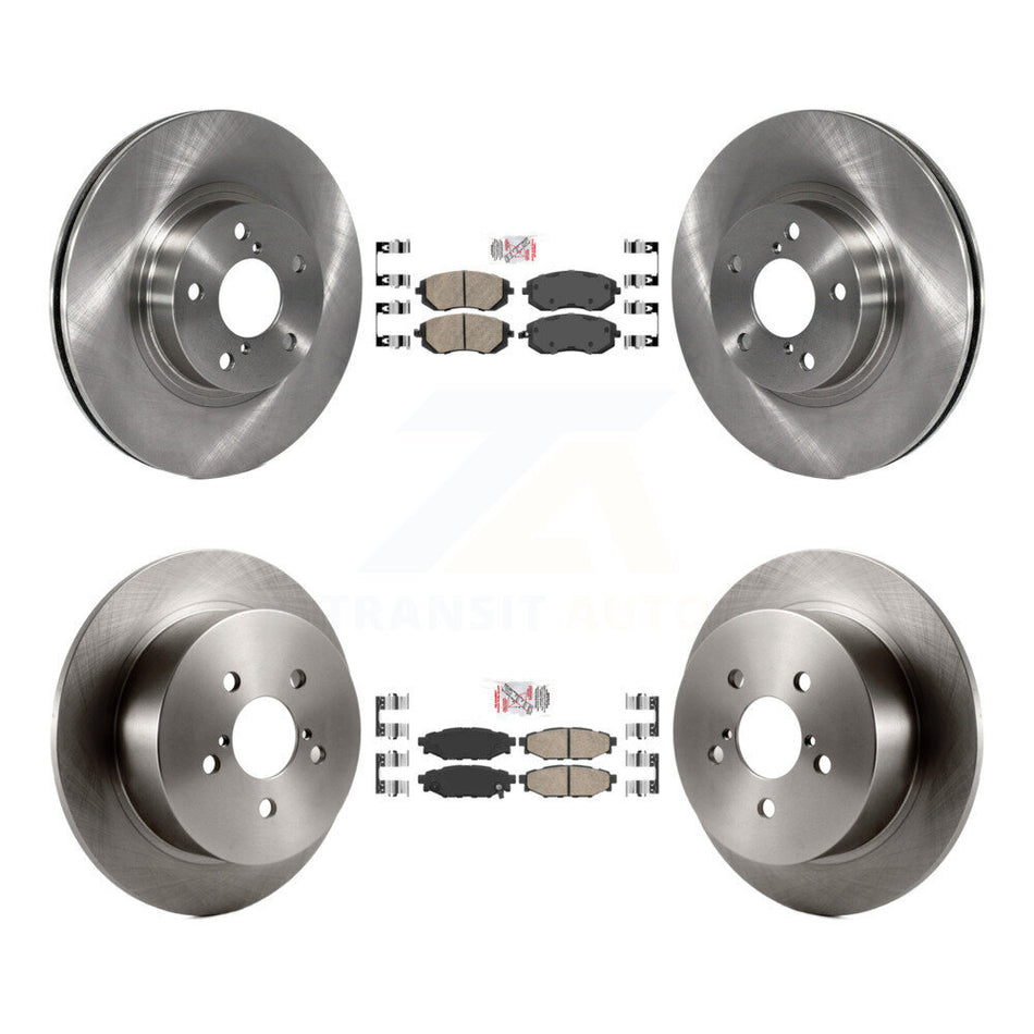 Front Rear Ceramic Pad Brake Rotors Kit For Subaru Legacy With 277mm Diameter Rotor K8A-102229