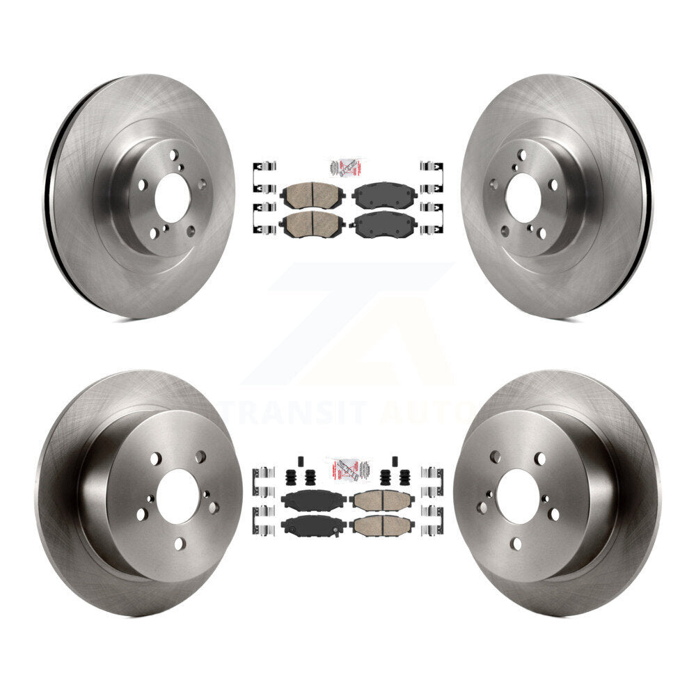 Front Rear Ceramic Pads And Disc Brake Rotors Kit For 2005 Subaru Outback Legacy K8A-102234