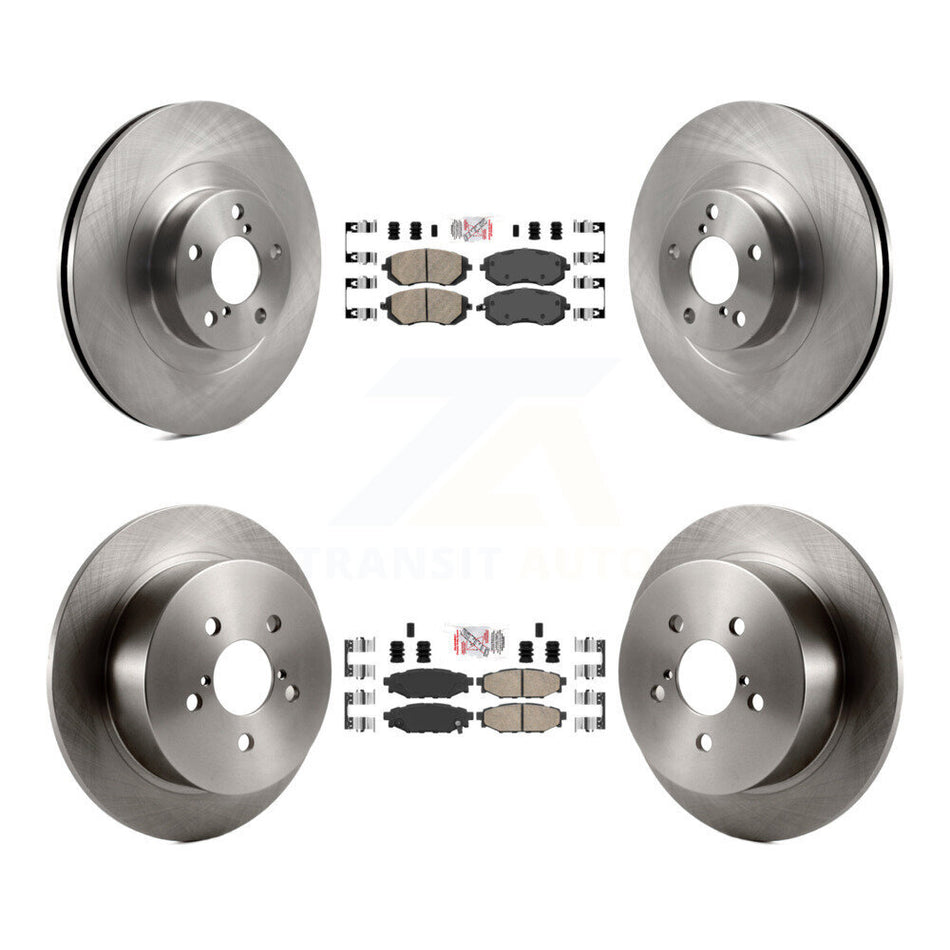 Front Rear Ceramic Pads And Disc Brake Rotors Kit For 2005 Subaru Outback Legacy K8A-102236
