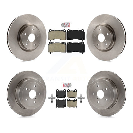 Front Rear Semi-Metallic Pads And Disc Brake Rotors Kit For Subaru Impreza K8A-102239