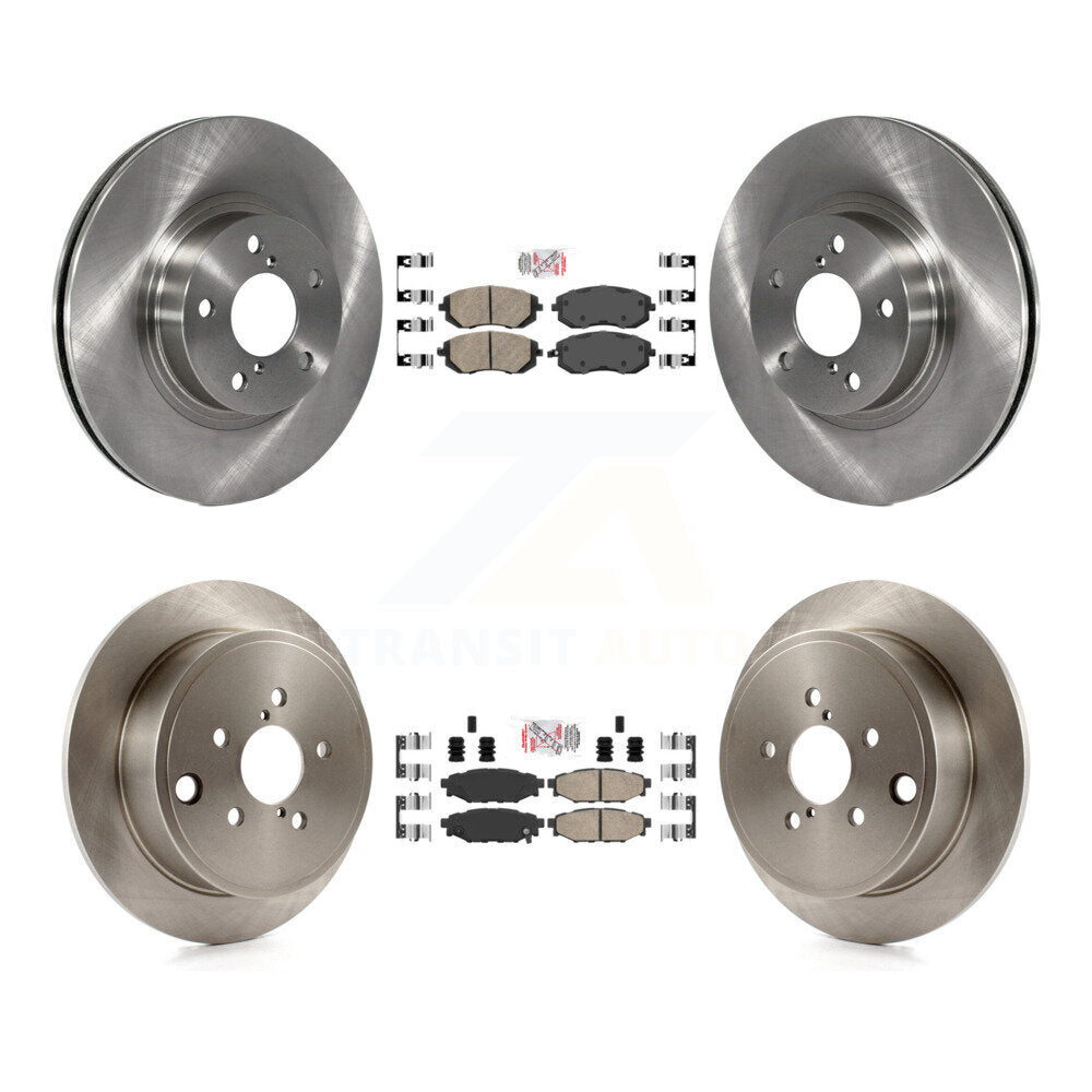 Front Rear Ceramic Pads And Disc Brake Rotors Kit For Subaru Impreza K8A-102248