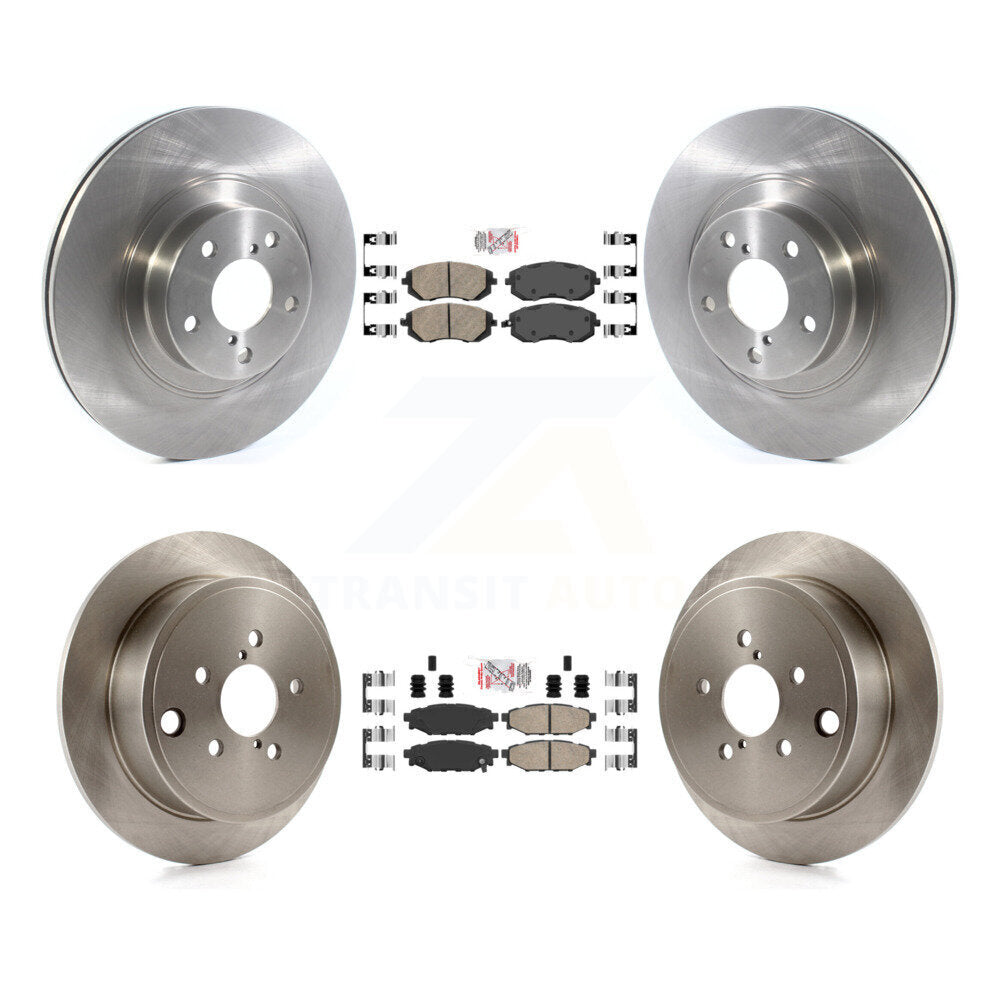 Front Rear Ceramic Pad And Brake Rotor Kit For Subaru Outback Impreza Legacy Forester WRX K8A-102260
