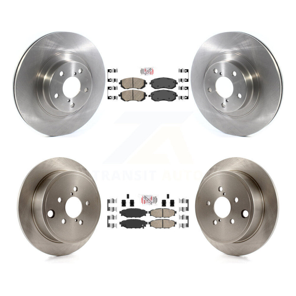 Front Rear Ceramic Pad And Brake Rotor Kit For Subaru Outback Impreza Legacy Forester WRX K8A-102260