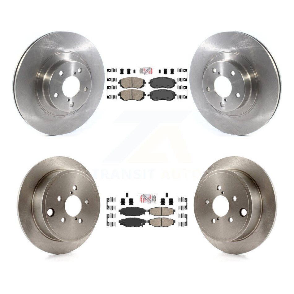 Front Rear Ceramic Pad And Brake Rotor Kit For Subaru Outback Impreza Legacy Forester WRX K8A-102262