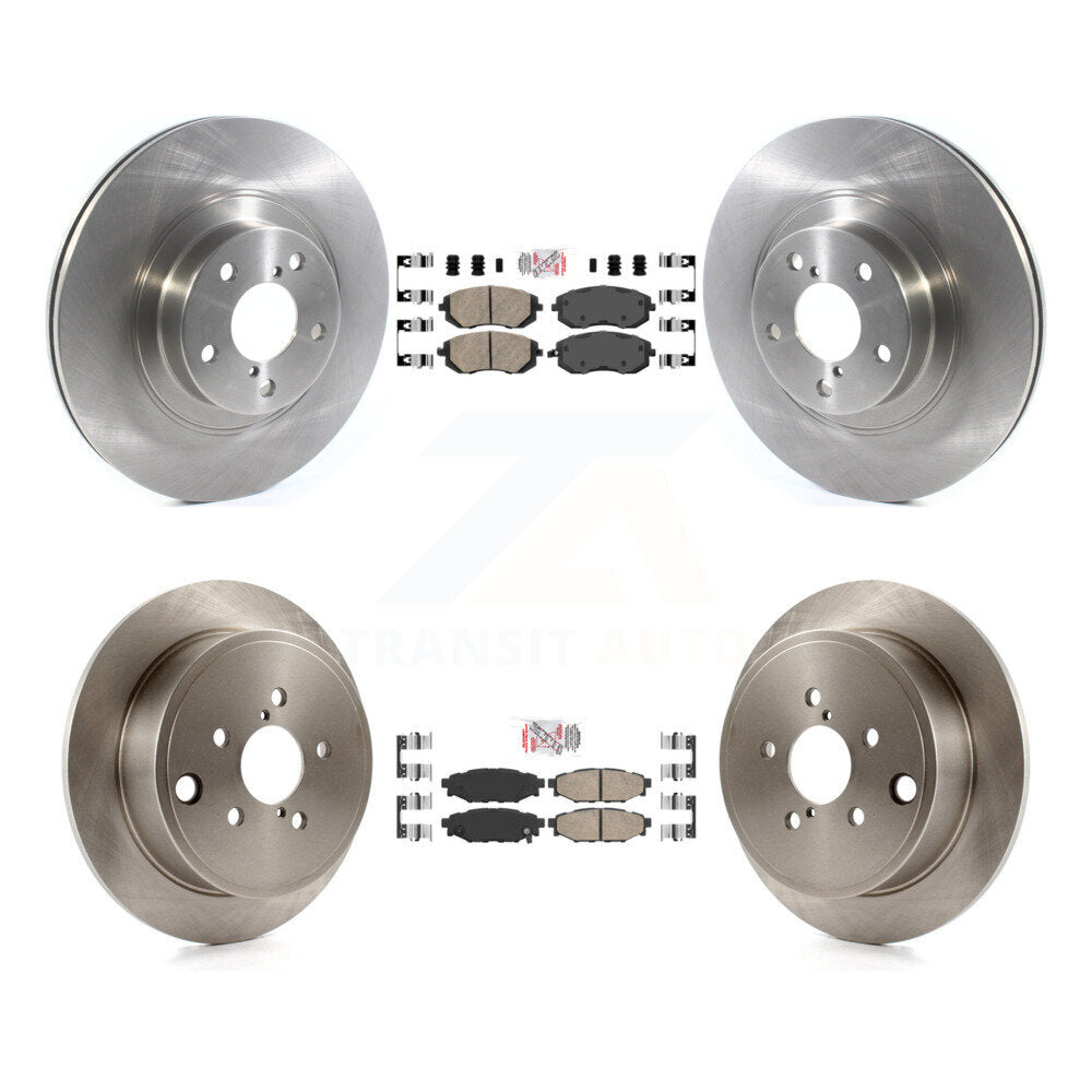 Front Rear Ceramic Pad And Brake Rotor Kit For Subaru Outback Impreza Legacy Forester WRX K8A-102263
