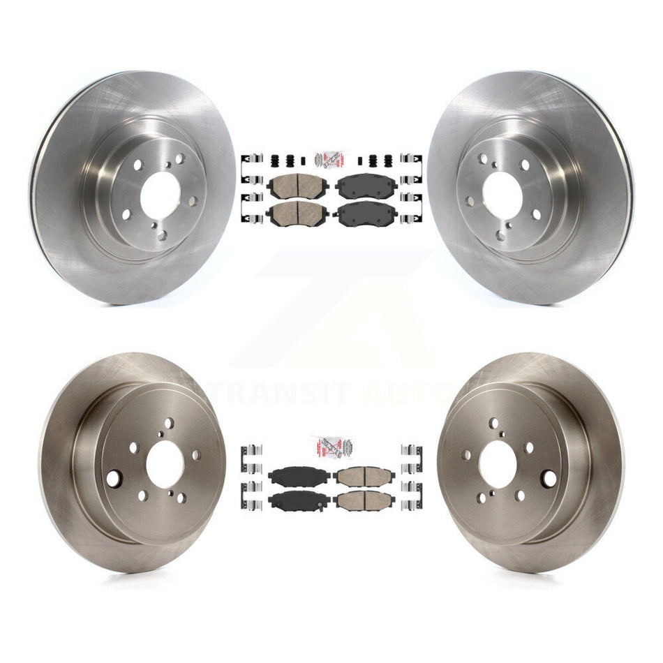 Front Rear Ceramic Pad And Brake Rotor Kit For Subaru Outback Impreza Legacy Forester WRX K8A-102263
