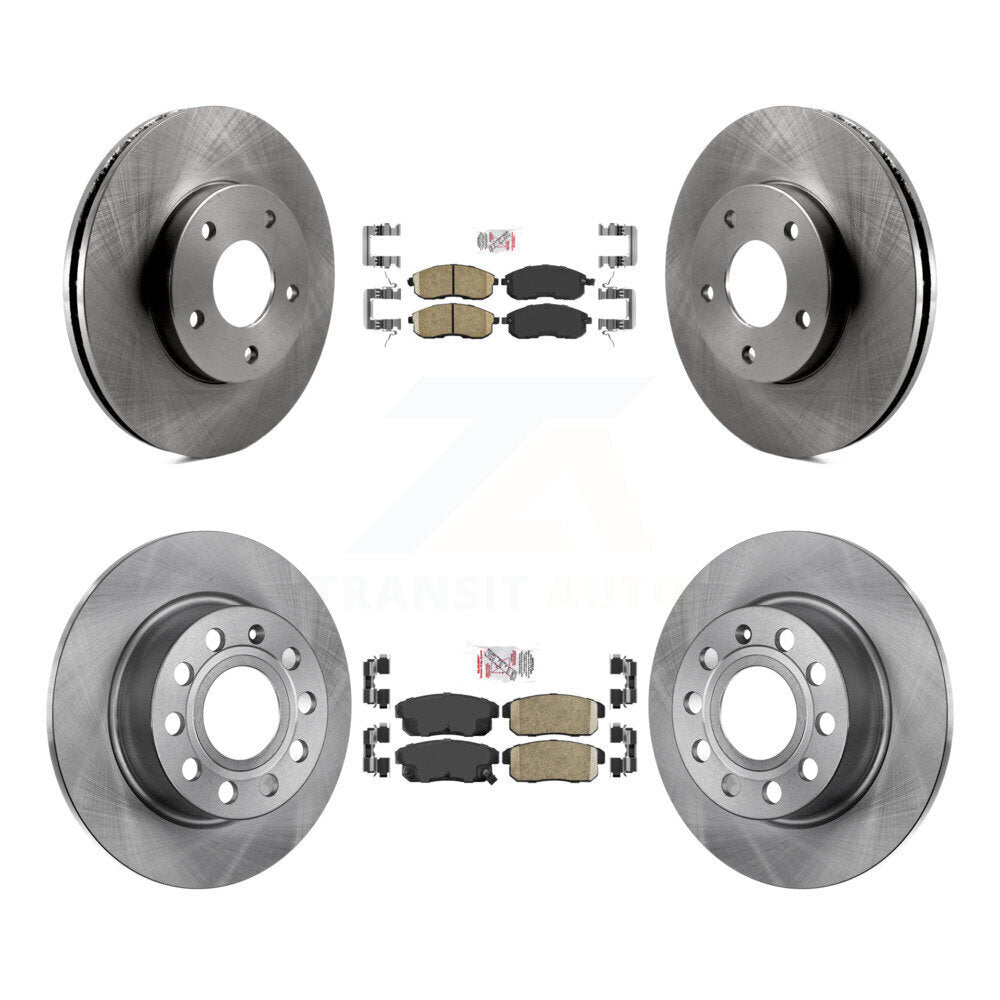 Front Rear Ceramic Pad And Disc Brake Rotor Kit For Nissan Maxima INFINITI I30 From 10/00 K8A-102274