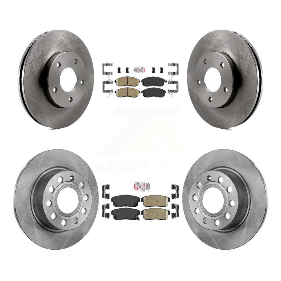 Front Rear Ceramic Pad And Disc Brake Rotor Kit For Nissan Maxima INFINITI I30 From 10/00 K8A-102275