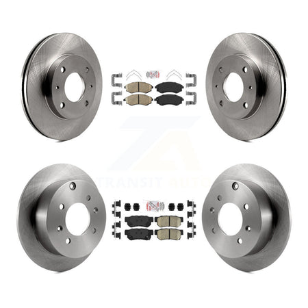 Front Rear Ceramic Pads And Disc Brake Rotors Kit For Hyundai Sonata K8A-102277