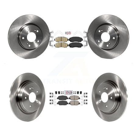 Front Rear Ceramic Pads And Disc Brake Rotors Kit For Honda CR-V K8A-102313