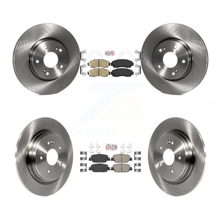 Front Rear Ceramic Pads And Disc Brake Rotors Kit For Honda CR-V K8A-102314