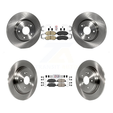 Front Rear Ceramic Pads And Disc Brake Rotors Kit For Honda CR-V K8A-102317