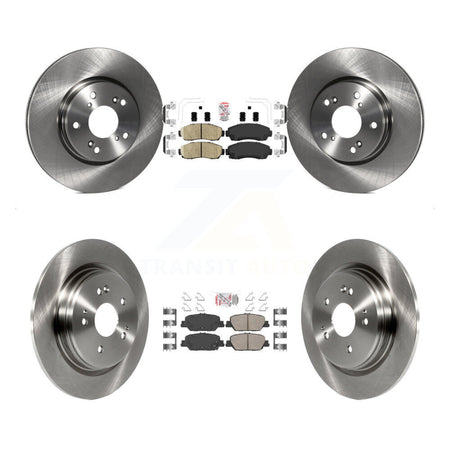 Front Rear Ceramic Pads And Disc Brake Rotors Kit For Honda CR-V K8A-102318