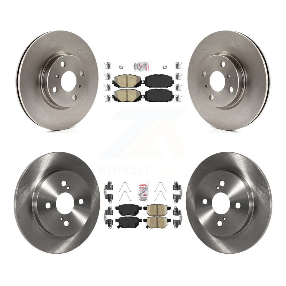 Front Rear Ceramic Pads And Disc Brake Rotors Kit For Toyota Yaris K8A-102322