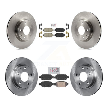 Front Rear Ceramic Pads And Disc Brake Rotors Kit For 2019-2022 Mazda CX-3 AWD K8A-102331