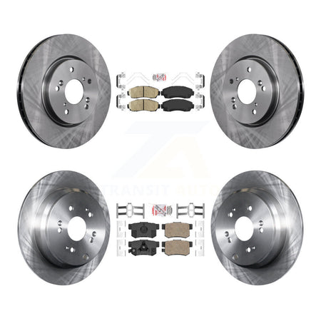 Front Rear Ceramic Pads And Disc Brake Rotors Kit For Honda CR-V Acura RDX K8A-102346