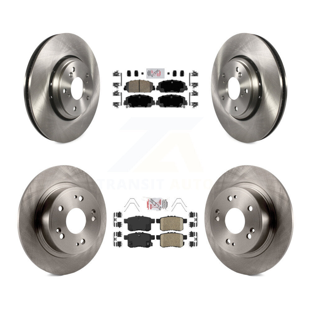 Front Rear Ceramic Pads And Disc Brake Rotors Kit For Honda Accord K8A-102372