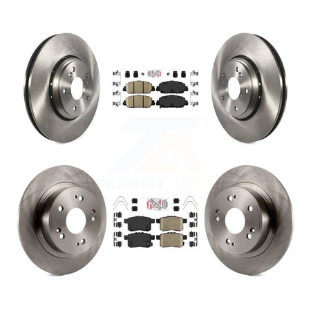 Front Rear Ceramic Pad Brake Rotor Kit For Honda Accord Hybrid EX-L Touring K8A-102373