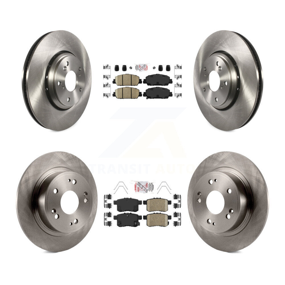 Front Rear Ceramic Pad Brake Rotor Kit For Honda Accord Hybrid EX-L Touring K8A-102374