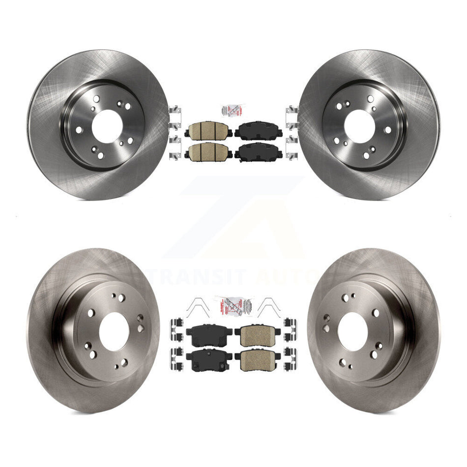 Front Rear Ceramic Pads And Disc Brake Rotors Kit For Honda Accord K8A-102388