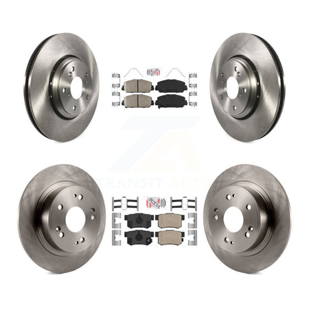 Front Rear Ceramic Pads And Disc Brake Rotors Kit For 2017-2022 Acura ILX K8A-102389