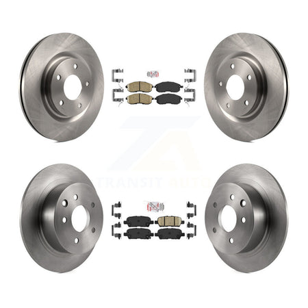 Front Rear Ceramic Pads And Disc Brake Rotors Kit For Nissan Juke K8A-102414