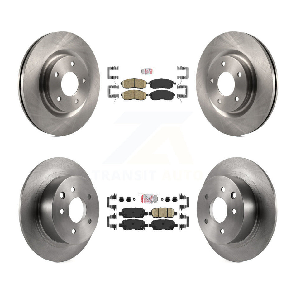 Front Rear Ceramic Pads And Disc Brake Rotors Kit For Nissan Juke K8A-102415