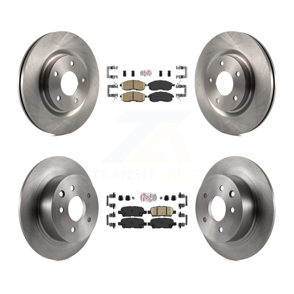Front Rear Ceramic Pads And Disc Brake Rotors Kit For Nissan Juke K8A-102417