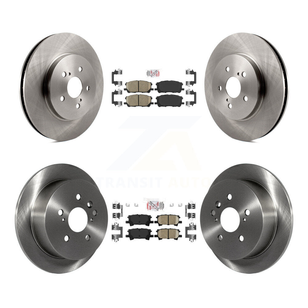 Front Rear Ceramic Pad And Brake Rotor Kit For Lexus RX350 RX330 Toyota Highlander RX400h K8A-102421
