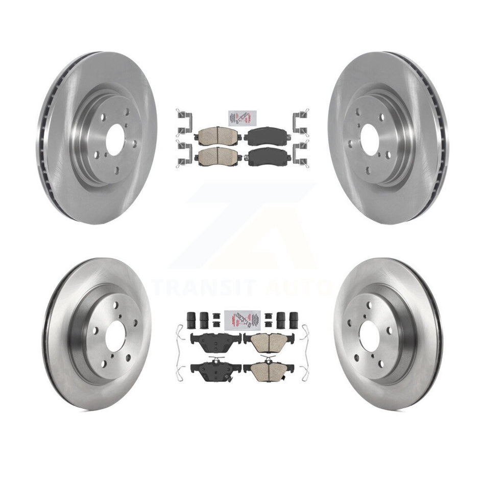 Front Rear Ceramic Pads And Disc Brake Rotors Kit For Subaru Forester Crosstrek K8A-102437