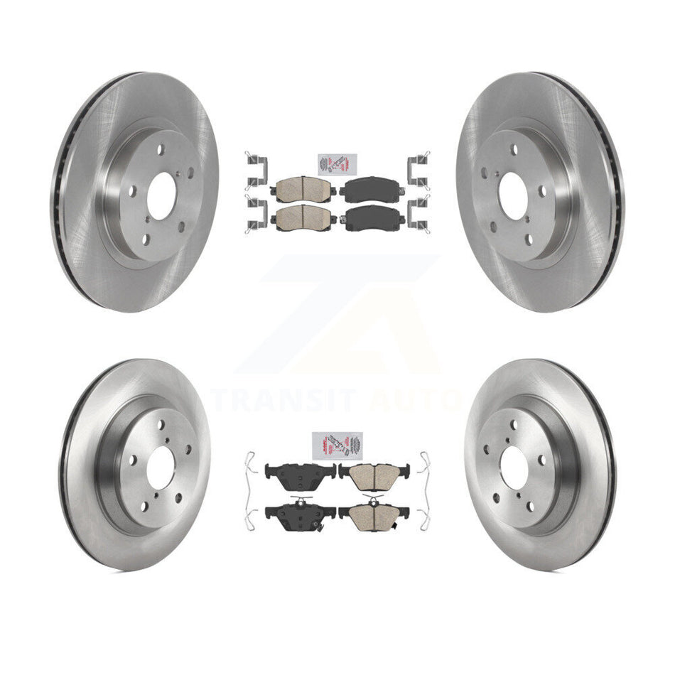 Front Rear Ceramic Pads And Disc Brake Rotors Kit For Subaru Forester K8A-102442